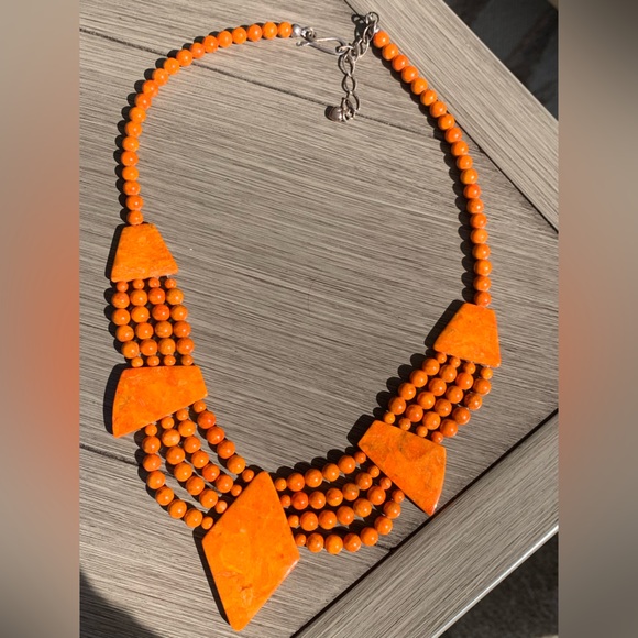 Jay King Jewelry - Jay King Orange Coral Necklace